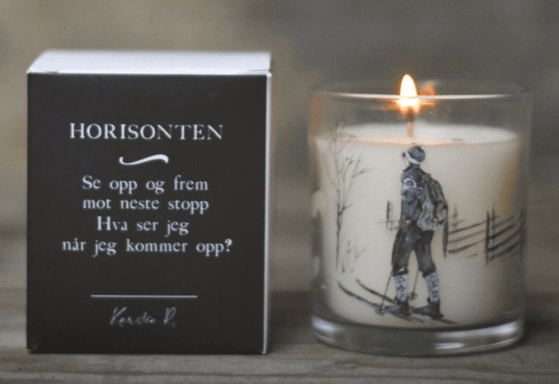 Duftlys i gaveeske 